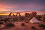 Desert Camping at Arches National Park with LETWESAF