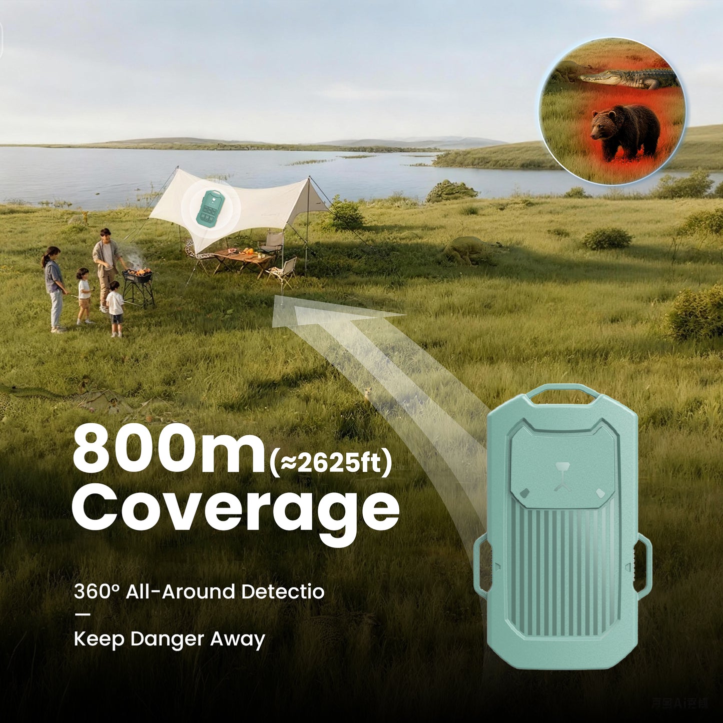 Camping Radar Security Detector