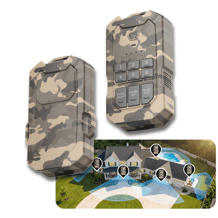 Portable Radar Perimeter Alarm Kit For Home Security-Woodland Camo