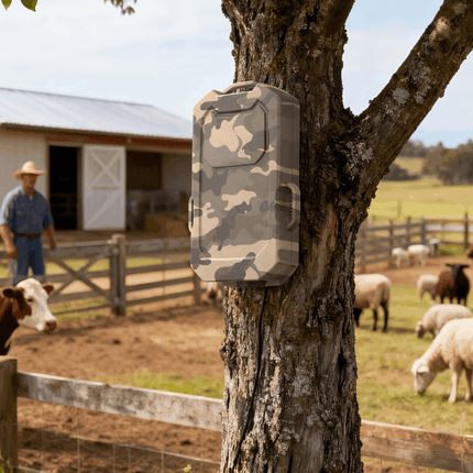 Portable Radar Perimeter Alarm Kit For Home Security-Desert Camo