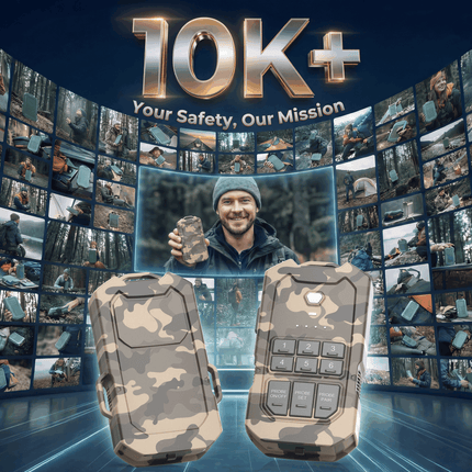 Portable Radar Perimeter Alarm Kit For Home Security-Desert Camo